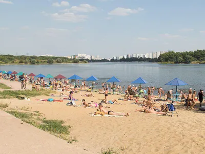 Фотографии пляжей Москвы 2024 года