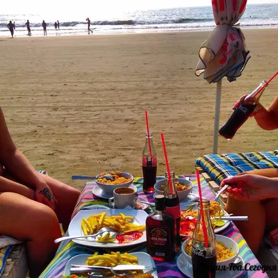 Фотографии пляжей на Гоа с праздничными мероприятиями