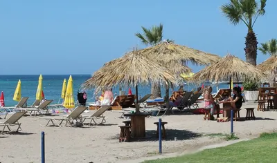 Фото пляжей Пафоса с разными эффектами