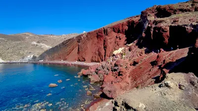 Фото пляжей Санторини в HD качестве