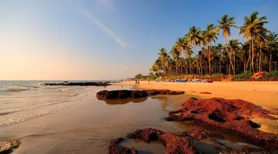 Пляжи северного Гоа на фотографиях в разных ракурсах