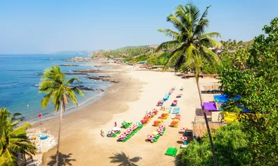 Картинки пляжей северного Гоа для бесплатного скачивания
