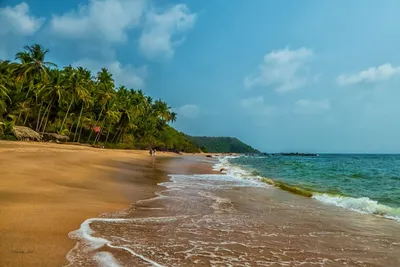 Красивые фотографии пляжей северного Гоа