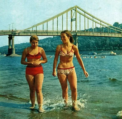Пляжи СССР: великолепие прошлого на фото
