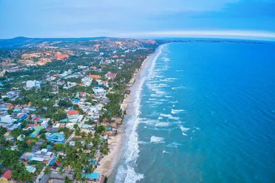 Фотографии пляжей Вьетнама с пальмами