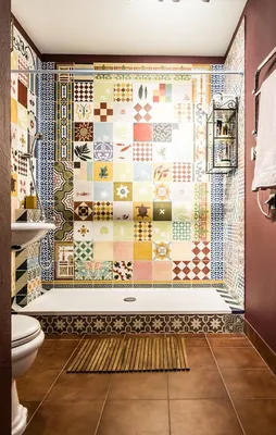 Фото плитки для создания стильной маленькой ванной