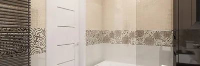 Стильные арты плитки для маленькой ванной