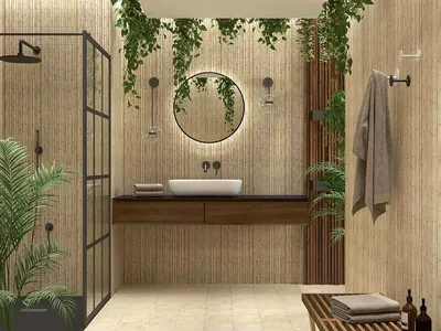 Плитка для ванной бамбук: красота и экологичность
