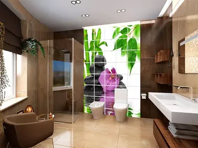 Бамбуковая плитка для ванной: создайте атмосферу спокойствия