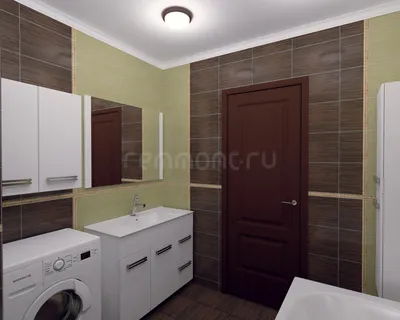 Ванная комната с плиткой из бамбука: природа в вашем доме