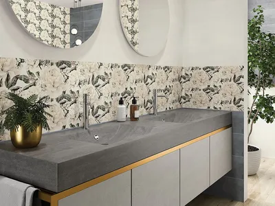 Удивительные дизайны плитки для ванной комнаты