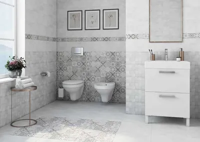 Впечатляющие фото плитки для ванной от Cersanit