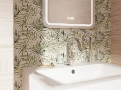Стильные решения для облицовки ванной плиткой Cersanit