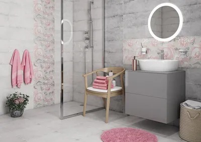 Элегантные варианты облицовки ванной комнаты плиткой Cersanit