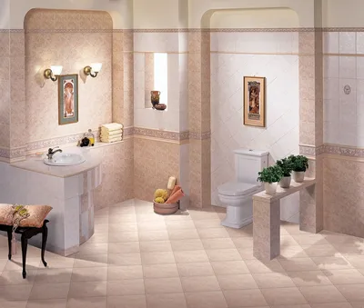 Идеи для создания стильного дизайна ванной комнаты с плиткой Cersanit
