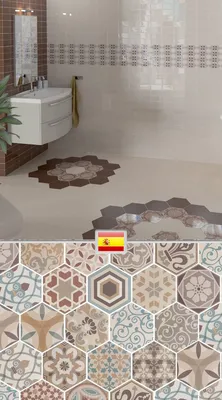 Вдохновляющие фотографии плитки для ванной испанского производства, чтобы преобразить вашу ванную комнату