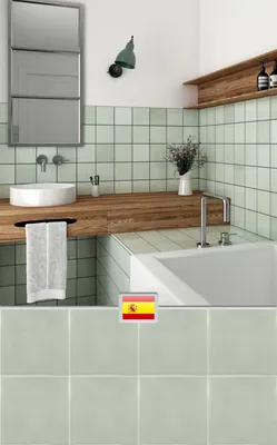 Фото плитки для ванной испания с эффектом 3D
