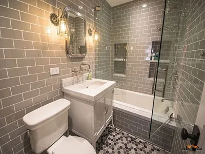 Топ-30 фотографий ванных комнат в хрущевках с использованием плитки