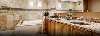 Фото плитки для ванной с разными мозаиками