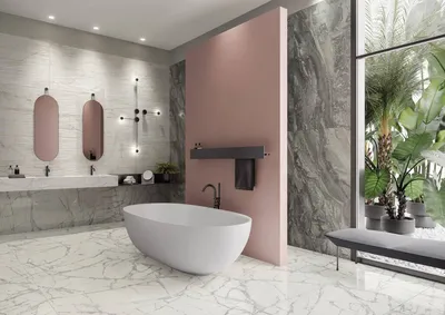 Фото плитки для ванны с современным дизайном