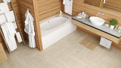 Интересные дизайнерские решения с плиткой пвх на стенах в ванной