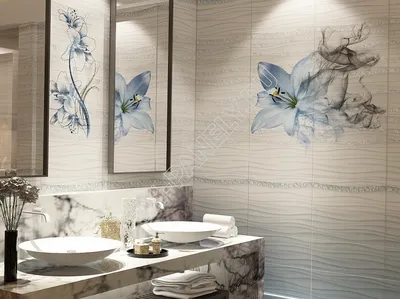 Фотографии ванных комнат с плиткой пвх на стенах: идеи