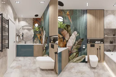 Арт плитка пвх на стены в ванной комнате - Арт ванной комнаты с плиткой пвх