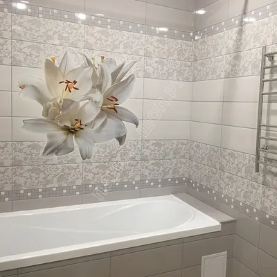 Плитка ПВХ в ванной: фото высокого качества для скачивания.