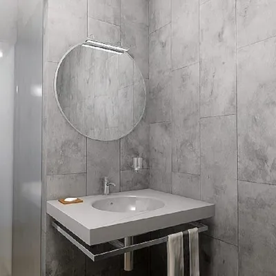 Идеи для создания стильной ванной комнаты: фото с плиткой пвх