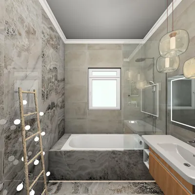 Фото плитки в ванной комнате в современном стиле для дизайна
