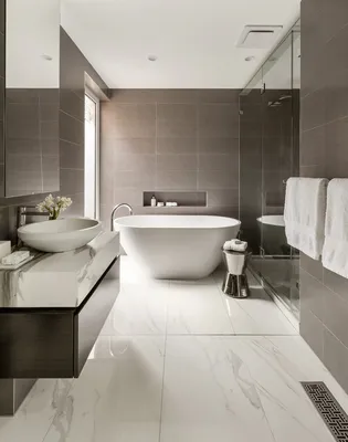 Вдохновение для ванной комнаты в современном стиле