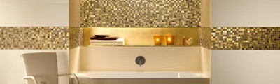 Идеи для дизайна ванной комнаты с мозаикой