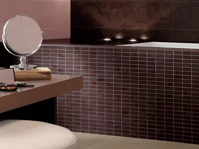 Плитка мозаика для ванной комнаты: современные тренды и фото