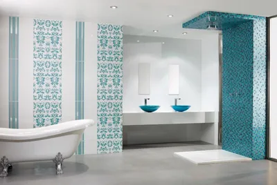 Фото мозаики для ванной комнаты в формате 4K