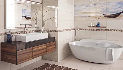 Плитка зебрано ванной: красота и функциональность