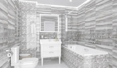 Плитка зебрано ванной: гармония и элегантность