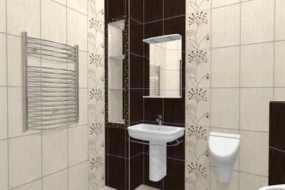 Вдохновение для дизайна ванной комнаты с использованием плитки зебрано