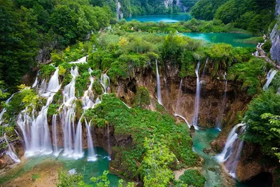 Уникальные снимки Плитвицких водопадов в формате PNG