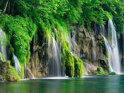 Фотографии Плитвицких водопадов в высоком разрешении