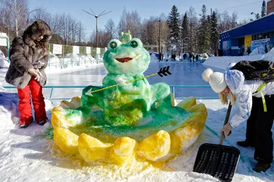 Скачивай в хорошем качестве: Креативные поделки из снега