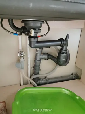 Подключение посудомоечной машины к канализации  фото