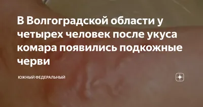 24. Изображения подкожных червей: Фотографии высокого качества