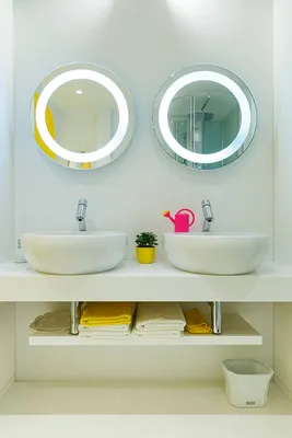 Красивые изображения ванной комнаты с подсветкой в 4K