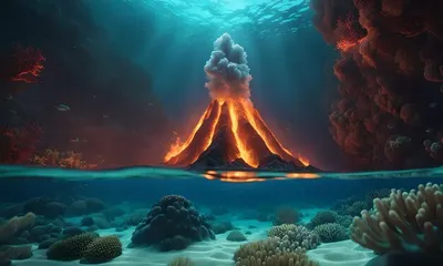 Открытие адских пучин: потрясающие снимки подводных вулканов