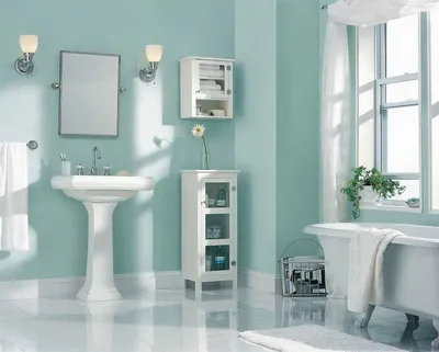 Фото покраски стен в ванной: HD, Full HD, 4K