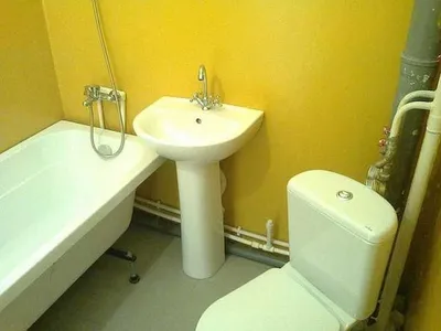 Ванная комната: фото с оригинальными покрашенными стенами