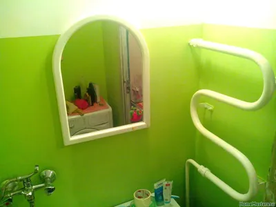 Ванная комната: фото с минималистичными покрашенными стенами