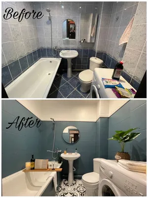 Ванная комната в скандинавском стиле: фото с покрашенными стенами