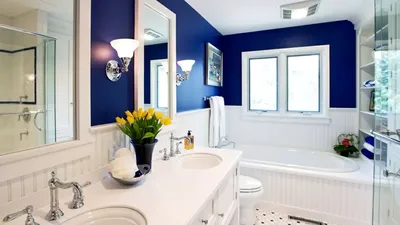 Полезные фотографии для покраски ванной комнаты