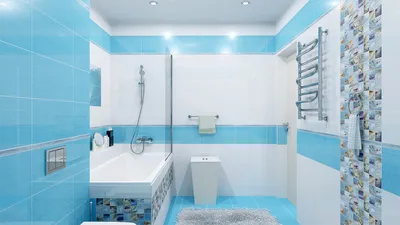 Покраска ванной комнаты: фото с использованием пастельных оттенков